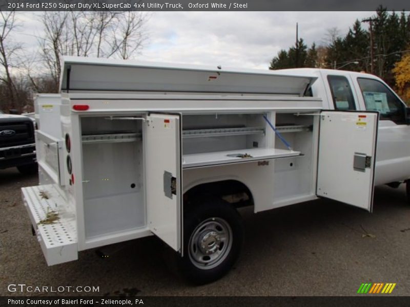 Oxford White / Steel 2014 Ford F250 Super Duty XL SuperCab 4x4 Utility Truck