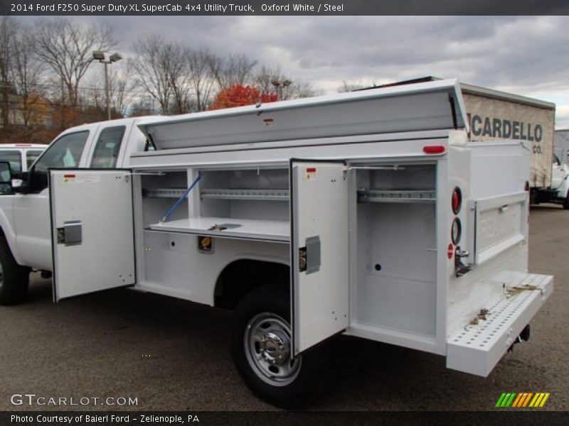 Oxford White / Steel 2014 Ford F250 Super Duty XL SuperCab 4x4 Utility Truck