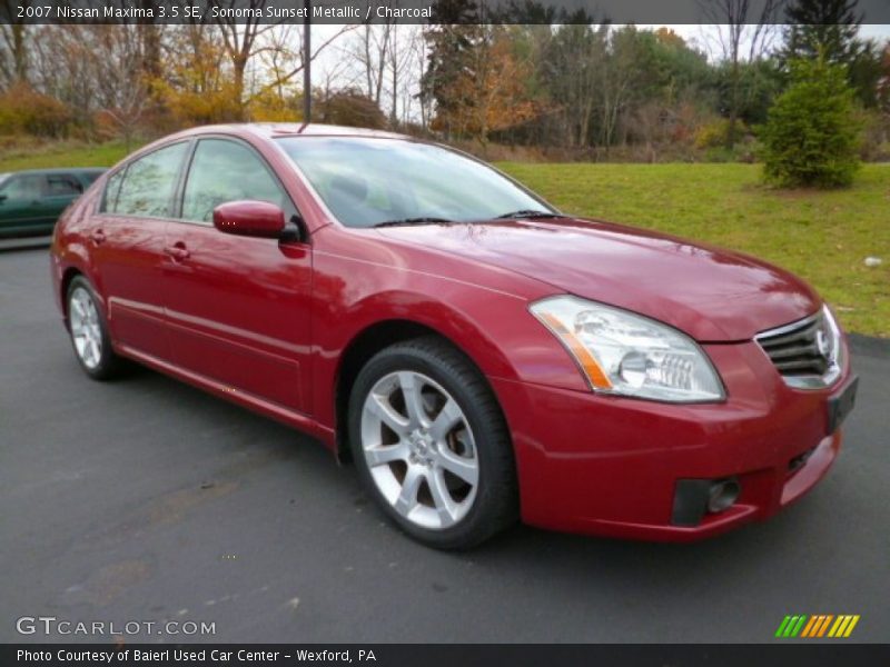 Sonoma Sunset Metallic / Charcoal 2007 Nissan Maxima 3.5 SE