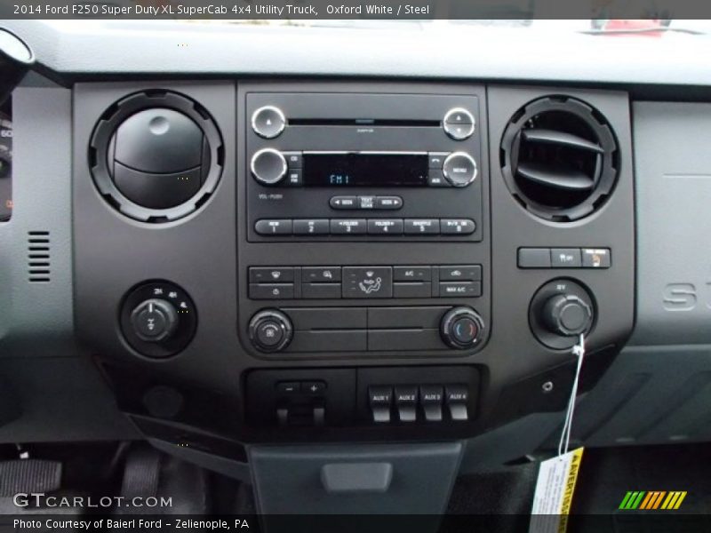 Controls of 2014 F250 Super Duty XL SuperCab 4x4 Utility Truck