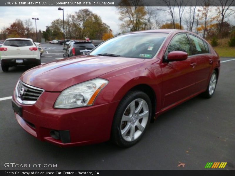 Sonoma Sunset Metallic / Charcoal 2007 Nissan Maxima 3.5 SE