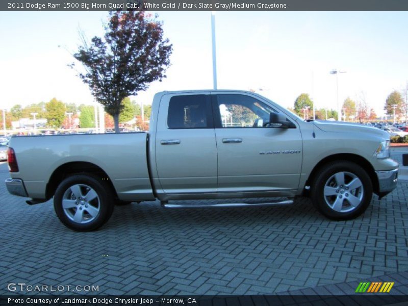 White Gold / Dark Slate Gray/Medium Graystone 2011 Dodge Ram 1500 Big Horn Quad Cab