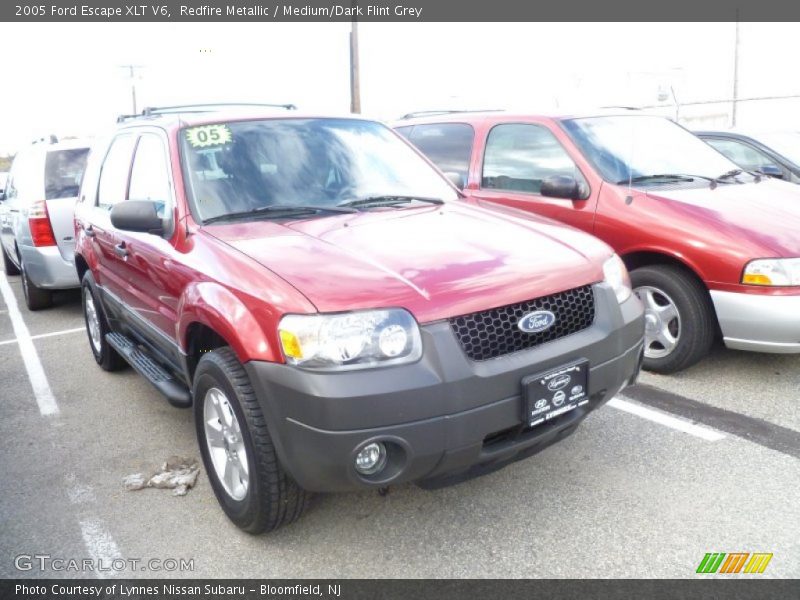 Redfire Metallic / Medium/Dark Flint Grey 2005 Ford Escape XLT V6