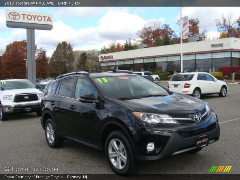 Black / Black 2013 Toyota RAV4 XLE AWD