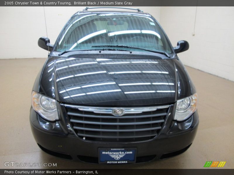Brilliant Black / Medium Slate Gray 2005 Chrysler Town & Country Touring