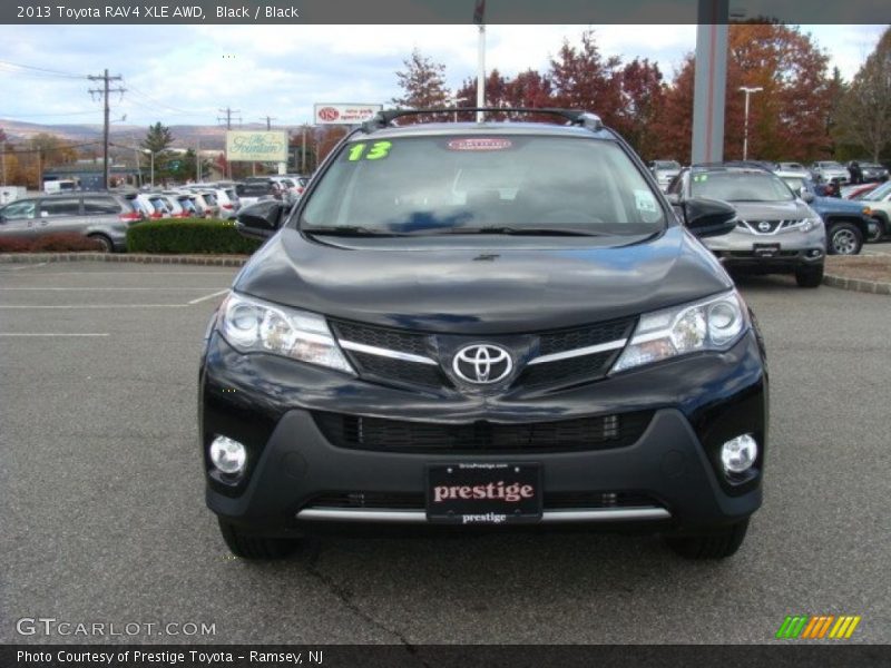 Black / Black 2013 Toyota RAV4 XLE AWD