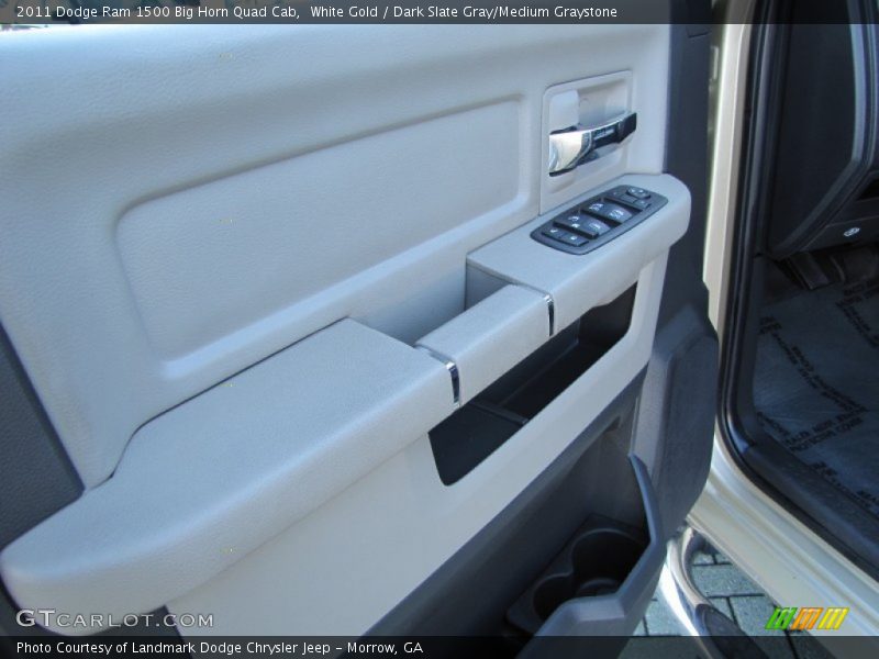 White Gold / Dark Slate Gray/Medium Graystone 2011 Dodge Ram 1500 Big Horn Quad Cab