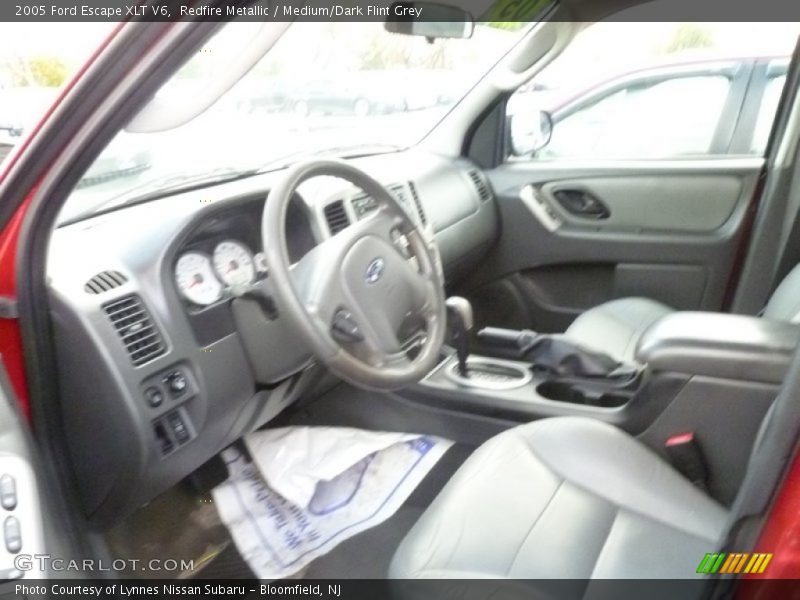 Redfire Metallic / Medium/Dark Flint Grey 2005 Ford Escape XLT V6