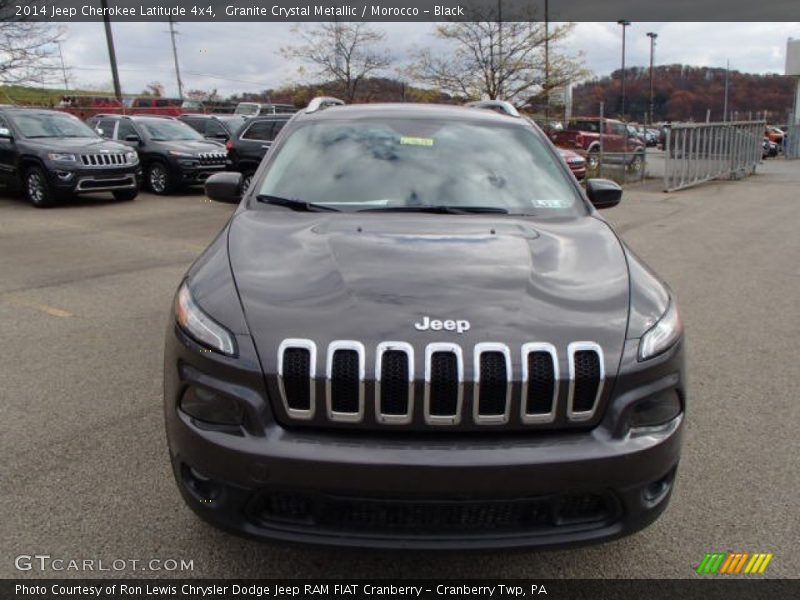 Granite Crystal Metallic / Morocco - Black 2014 Jeep Cherokee Latitude 4x4