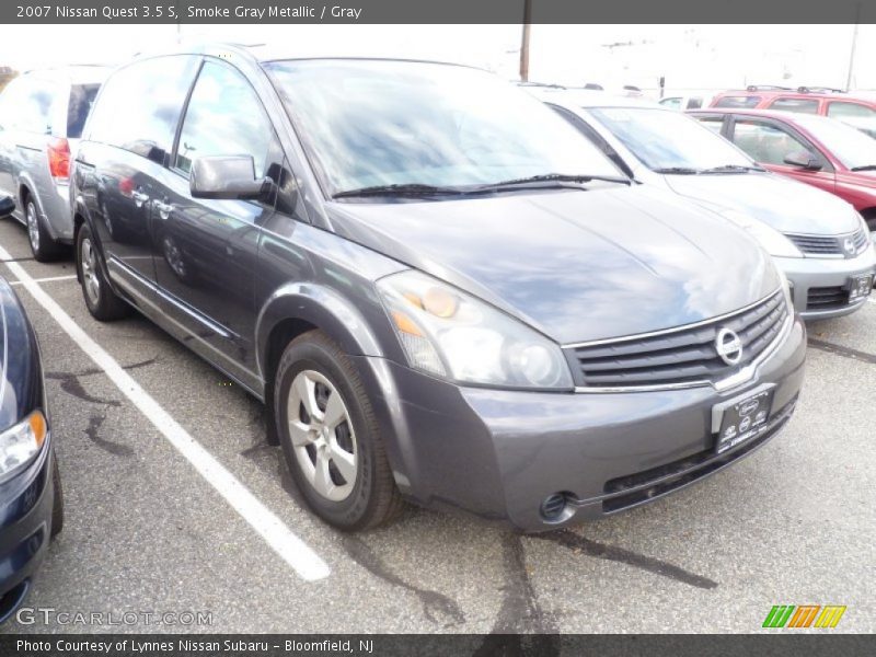 Smoke Gray Metallic / Gray 2007 Nissan Quest 3.5 S