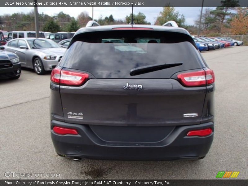 Granite Crystal Metallic / Morocco - Black 2014 Jeep Cherokee Latitude 4x4