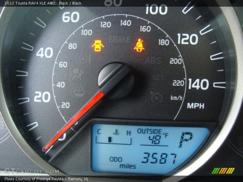 Black / Black 2013 Toyota RAV4 XLE AWD