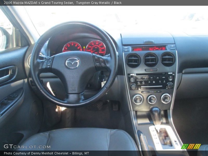 Tungsten Gray Metallic / Black 2006 Mazda MAZDA6 s Grand Touring Sedan