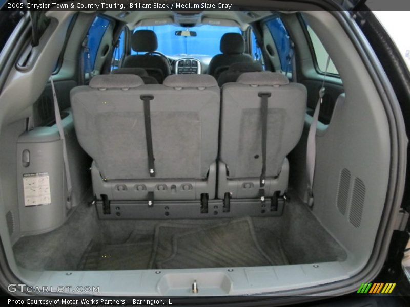 Brilliant Black / Medium Slate Gray 2005 Chrysler Town & Country Touring