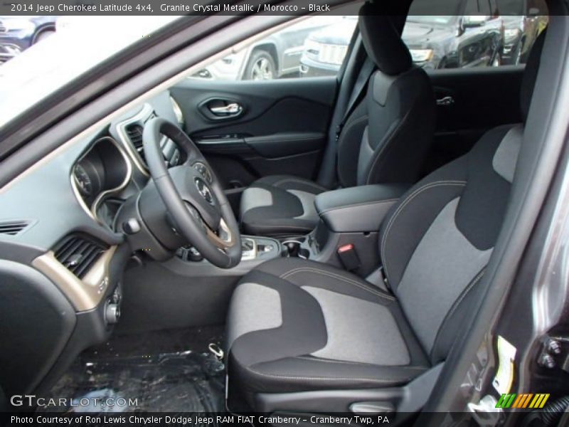 Granite Crystal Metallic / Morocco - Black 2014 Jeep Cherokee Latitude 4x4
