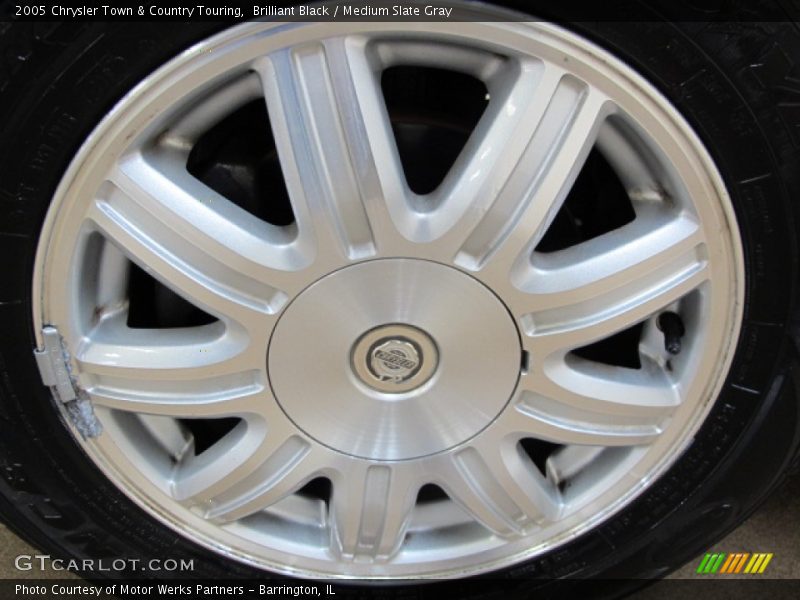 Brilliant Black / Medium Slate Gray 2005 Chrysler Town & Country Touring