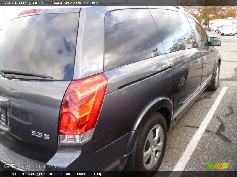 Smoke Gray Metallic / Gray 2007 Nissan Quest 3.5 S