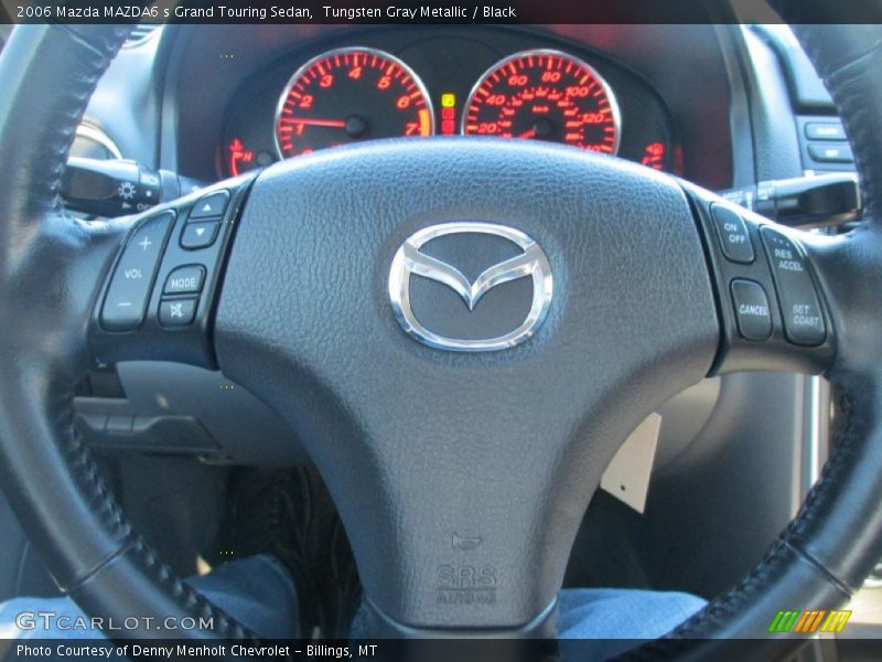 Tungsten Gray Metallic / Black 2006 Mazda MAZDA6 s Grand Touring Sedan