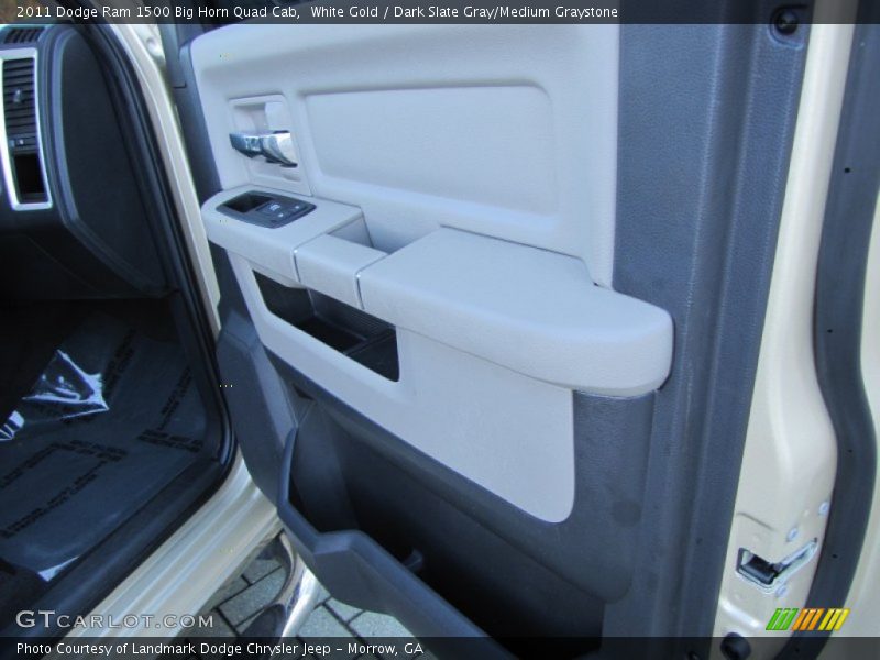 White Gold / Dark Slate Gray/Medium Graystone 2011 Dodge Ram 1500 Big Horn Quad Cab