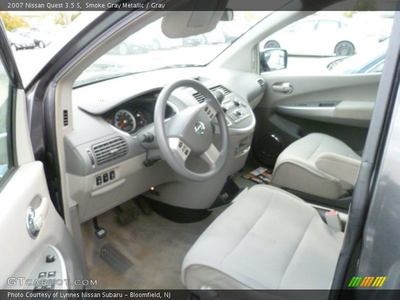 Smoke Gray Metallic / Gray 2007 Nissan Quest 3.5 S