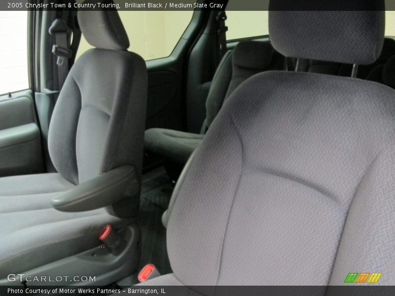 Brilliant Black / Medium Slate Gray 2005 Chrysler Town & Country Touring
