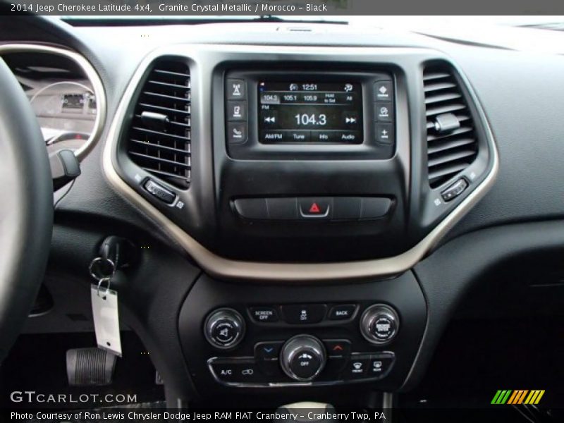 Granite Crystal Metallic / Morocco - Black 2014 Jeep Cherokee Latitude 4x4