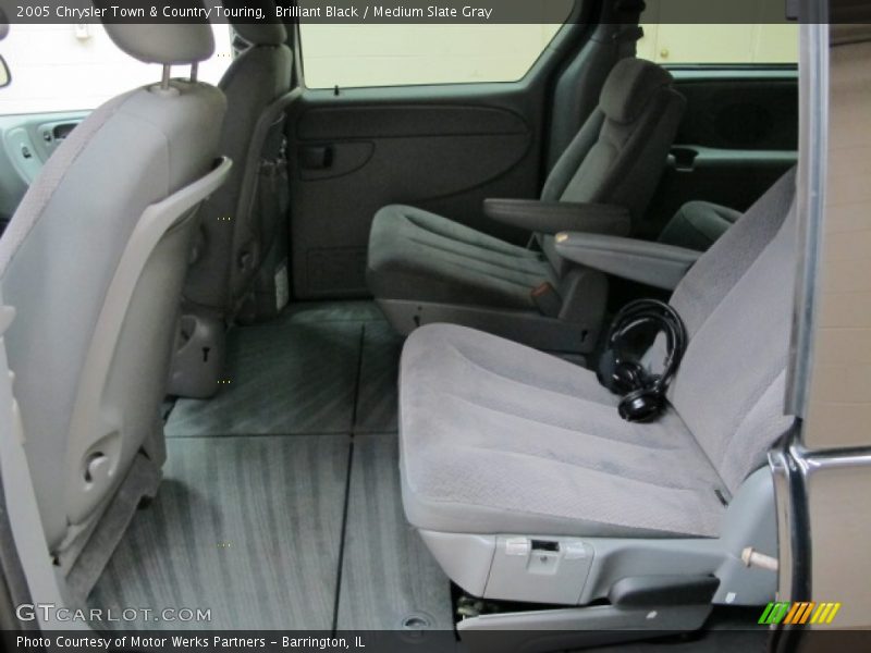 Brilliant Black / Medium Slate Gray 2005 Chrysler Town & Country Touring