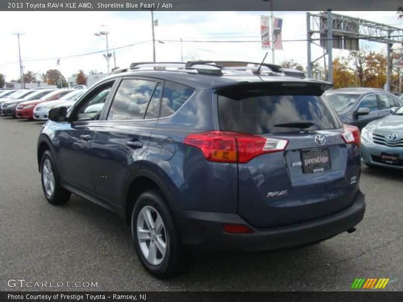 Shoreline Blue Pearl / Ash 2013 Toyota RAV4 XLE AWD