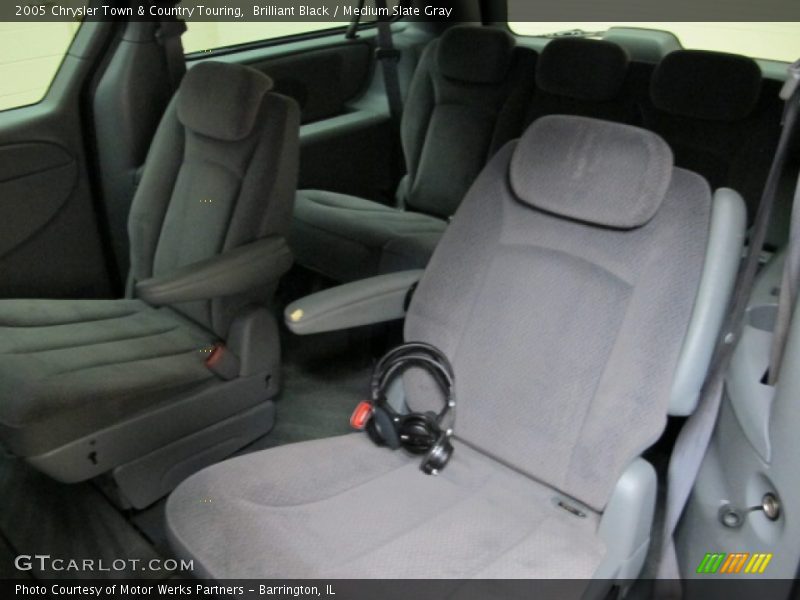 Brilliant Black / Medium Slate Gray 2005 Chrysler Town & Country Touring