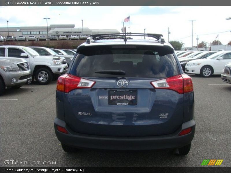 Shoreline Blue Pearl / Ash 2013 Toyota RAV4 XLE AWD