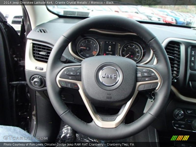 Granite Crystal Metallic / Morocco - Black 2014 Jeep Cherokee Latitude 4x4