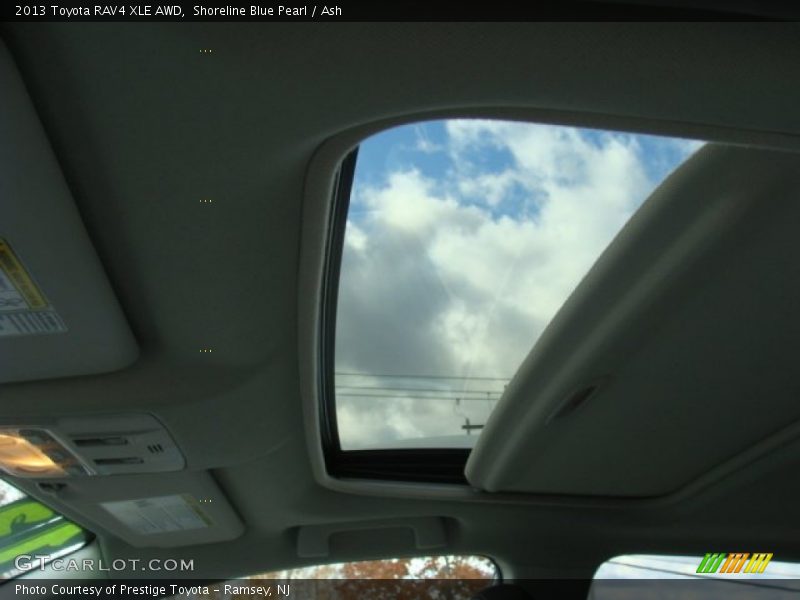 Shoreline Blue Pearl / Ash 2013 Toyota RAV4 XLE AWD