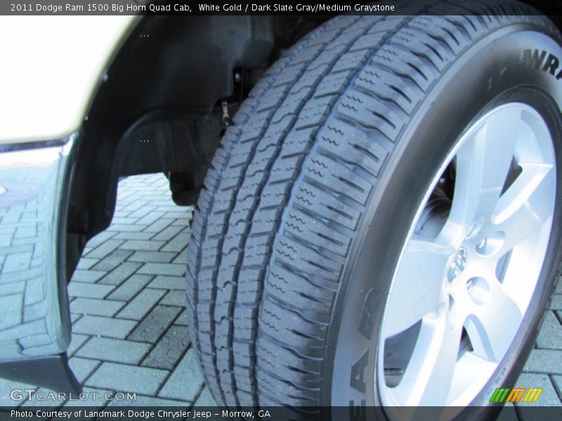 White Gold / Dark Slate Gray/Medium Graystone 2011 Dodge Ram 1500 Big Horn Quad Cab