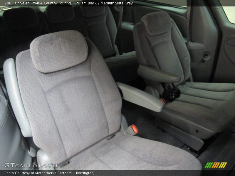 Brilliant Black / Medium Slate Gray 2005 Chrysler Town & Country Touring