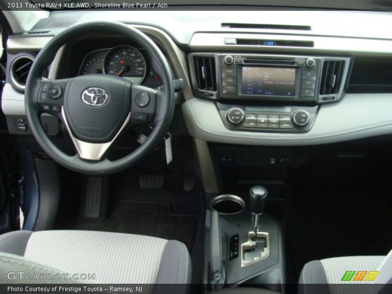 Shoreline Blue Pearl / Ash 2013 Toyota RAV4 XLE AWD