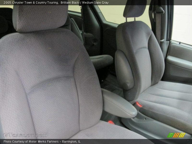 Brilliant Black / Medium Slate Gray 2005 Chrysler Town & Country Touring