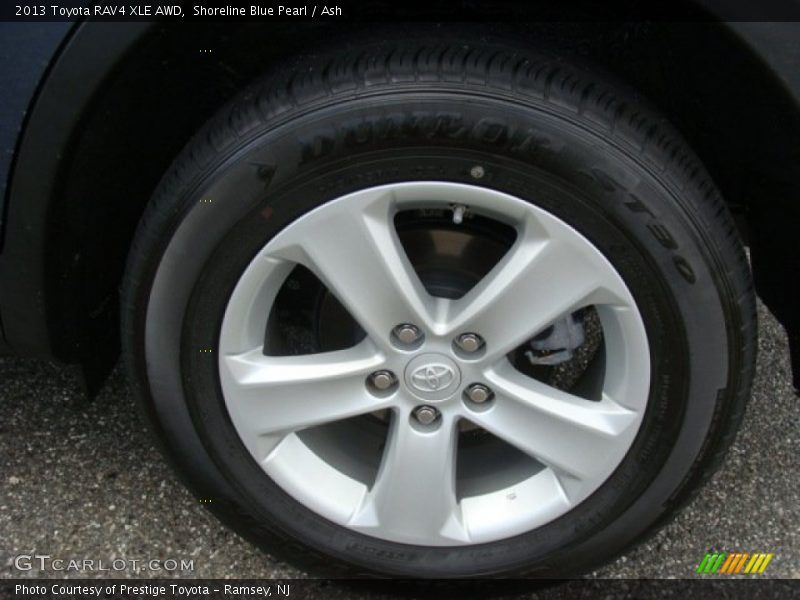 Shoreline Blue Pearl / Ash 2013 Toyota RAV4 XLE AWD