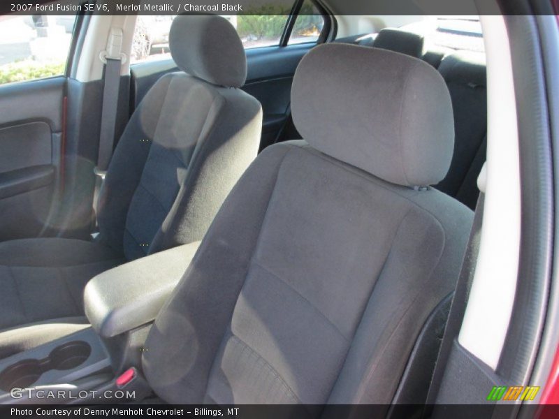 Merlot Metallic / Charcoal Black 2007 Ford Fusion SE V6