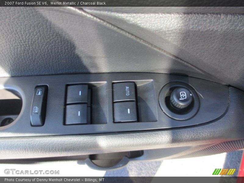 Merlot Metallic / Charcoal Black 2007 Ford Fusion SE V6