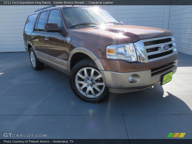 Golden Bronze Metallic / Chaparral Leather 2011 Ford Expedition King Ranch