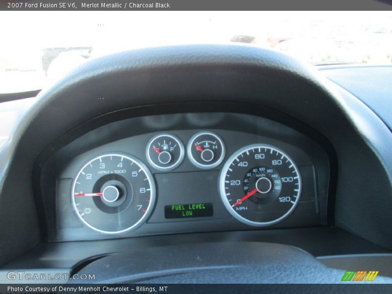 Merlot Metallic / Charcoal Black 2007 Ford Fusion SE V6