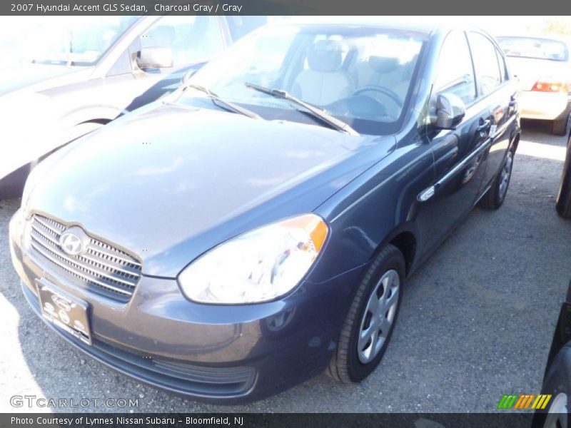 Charcoal Gray / Gray 2007 Hyundai Accent GLS Sedan