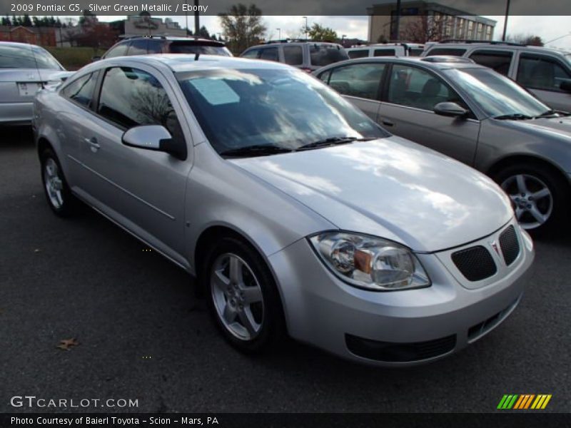 Silver Green Metallic / Ebony 2009 Pontiac G5