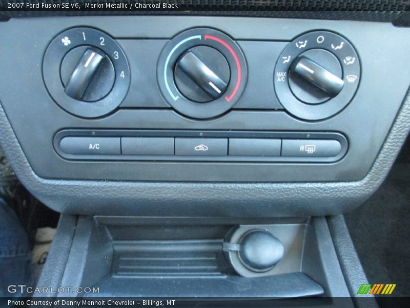Merlot Metallic / Charcoal Black 2007 Ford Fusion SE V6