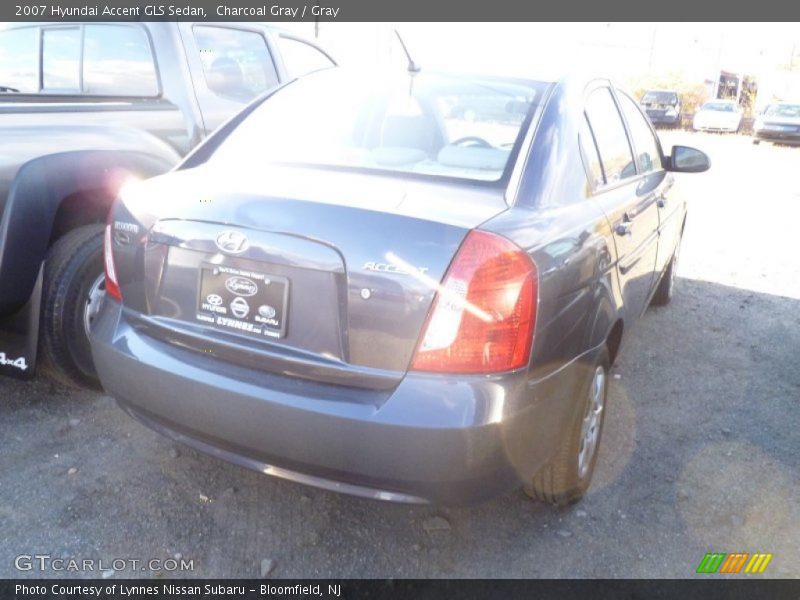 Charcoal Gray / Gray 2007 Hyundai Accent GLS Sedan