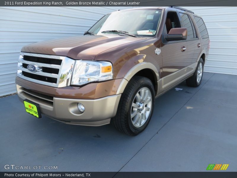 Golden Bronze Metallic / Chaparral Leather 2011 Ford Expedition King Ranch