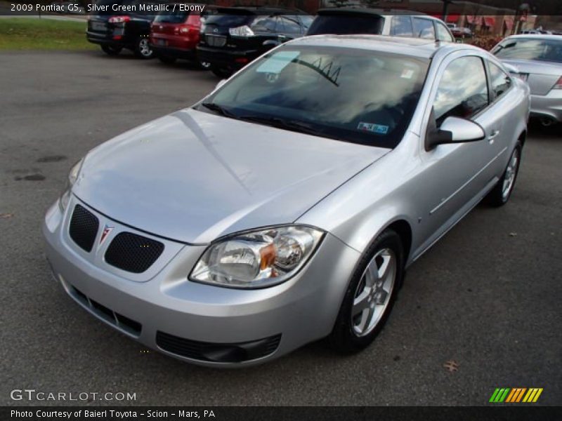 Silver Green Metallic / Ebony 2009 Pontiac G5