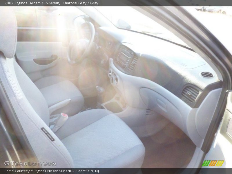 Charcoal Gray / Gray 2007 Hyundai Accent GLS Sedan