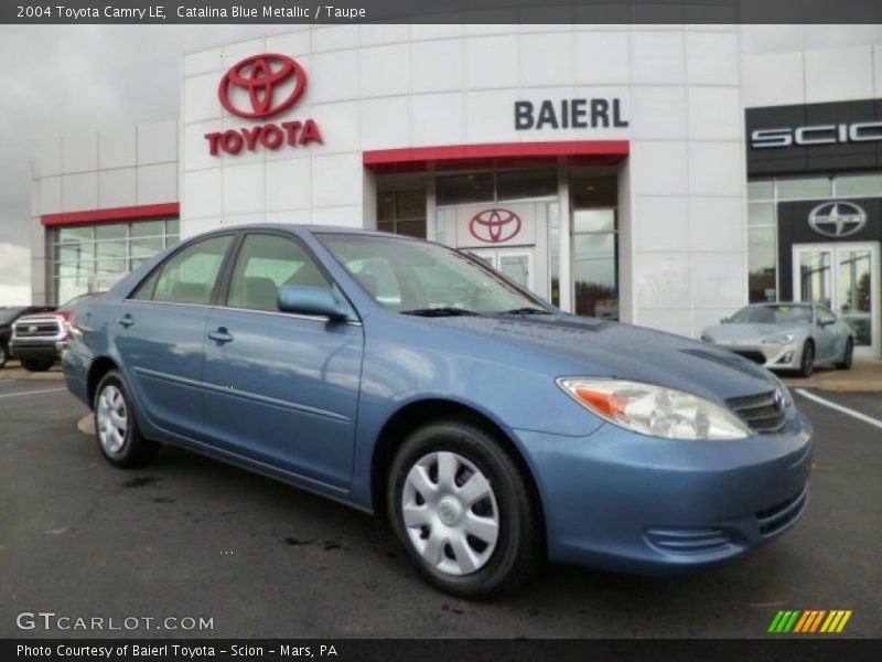 Catalina Blue Metallic / Taupe 2004 Toyota Camry LE