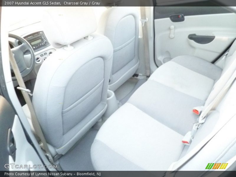 Charcoal Gray / Gray 2007 Hyundai Accent GLS Sedan